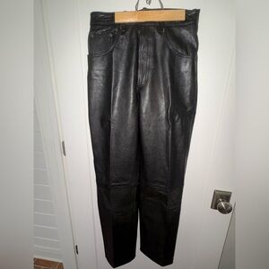 vintage Bagazio leather moto pants men's sz 30 EUC LN